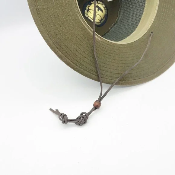 San Diego Zoo Wild Animal‎ Park Safari Hat Tan Khaki Size Medium Made In USA - Picture 9 of 10